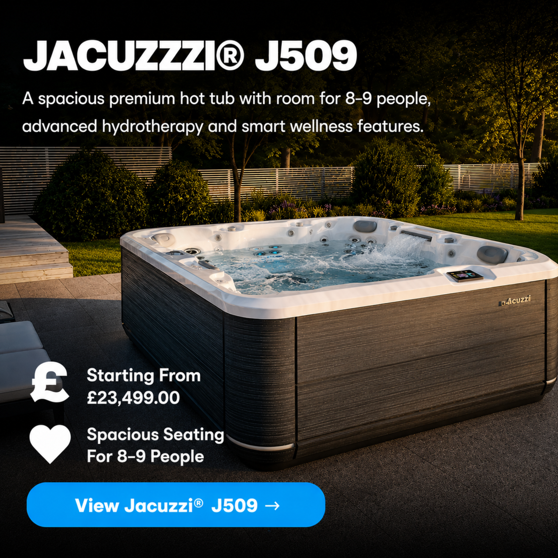 Jacuzzi J375 Hot Tub