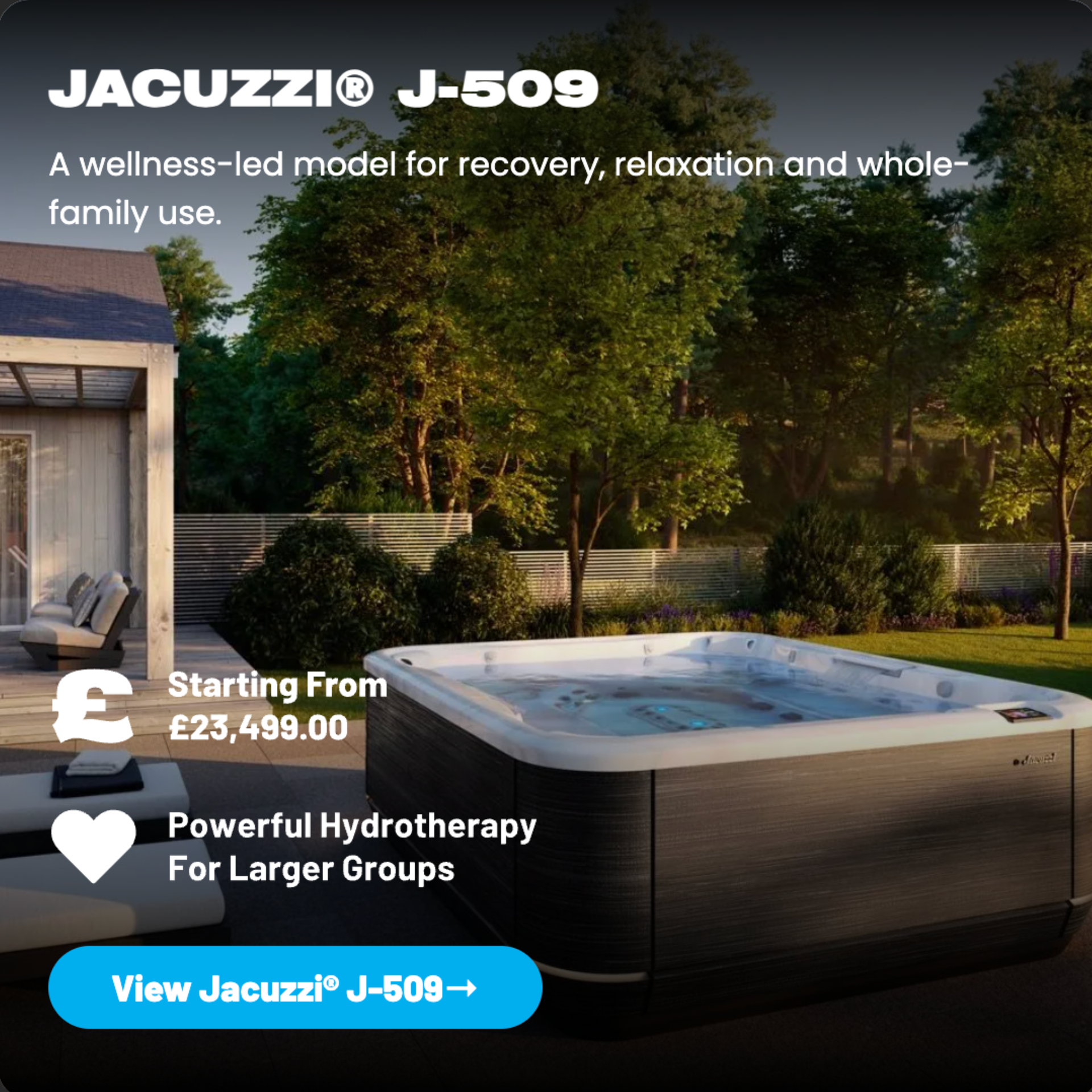 Jacuzzi J509 Hot Tub