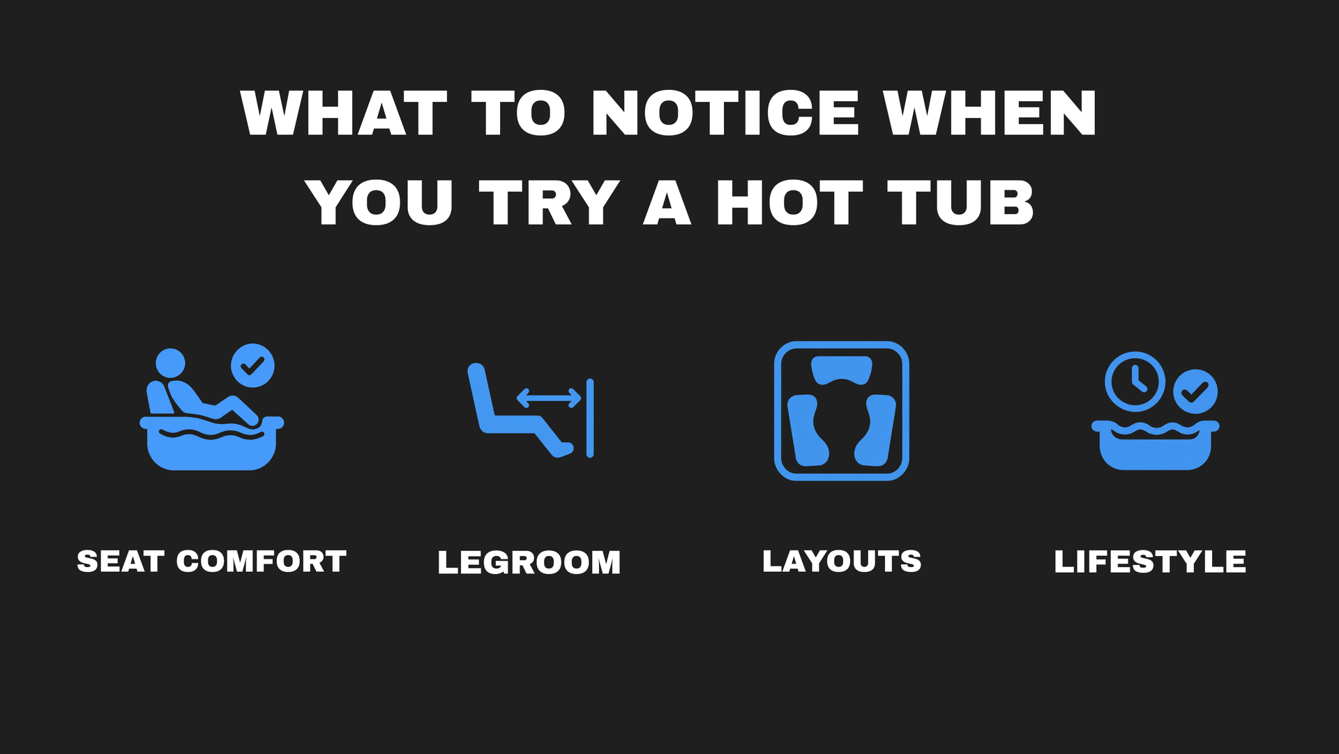 Testing a hot tub