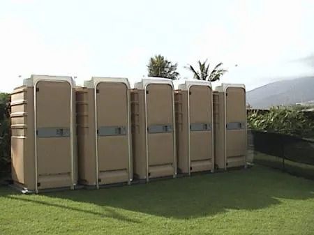 Standard Portable Restroom In Public — Puunene, HI — Pacific Portables
