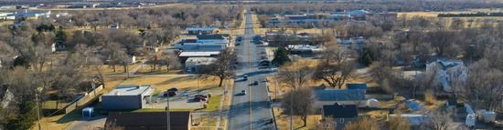 Aerial view of Goddard KS