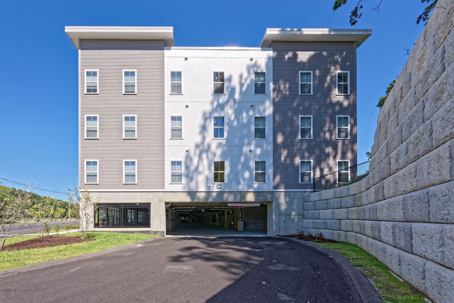 The exterior of The Kiln, a newly built apartment community in Worcester's Greendale neighborhood