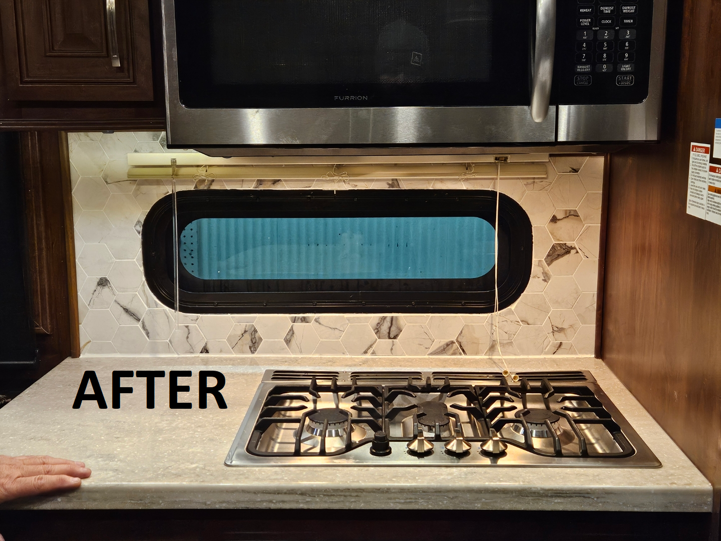 After the Kitchen Stove Renovated | Union, MO | 3R RV & Horse Trailer