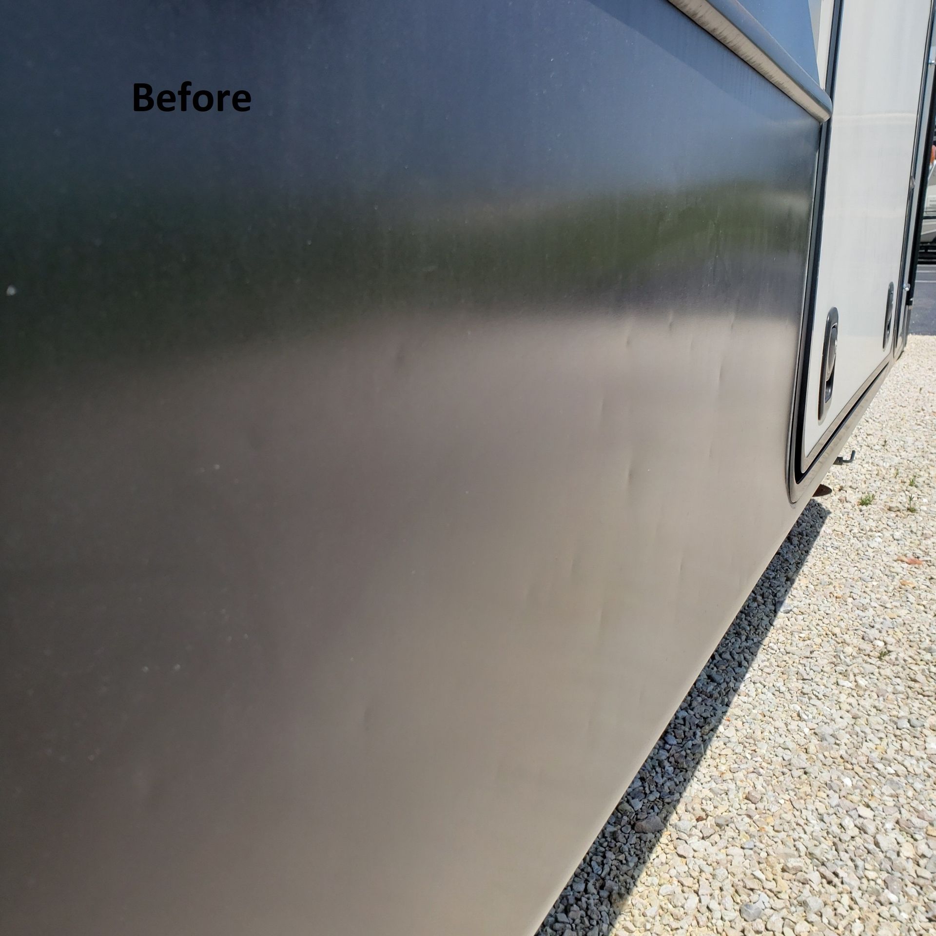 Before Rebuilding the Side of RV Vehicle | Union, MO | 3R RV & Horse Trailer