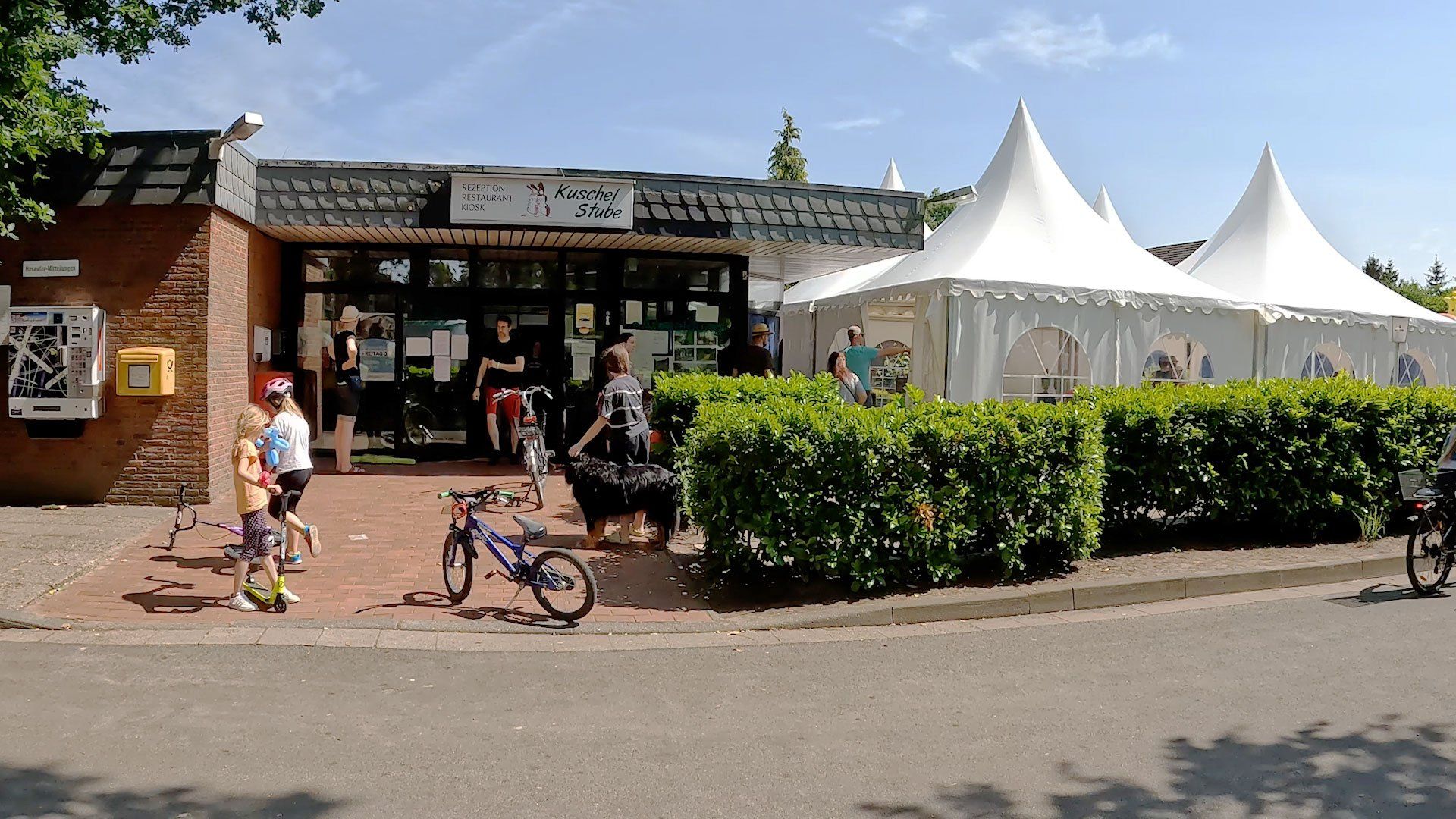 Rezeption, Kiosk, Familiencampingplatz Haselünne