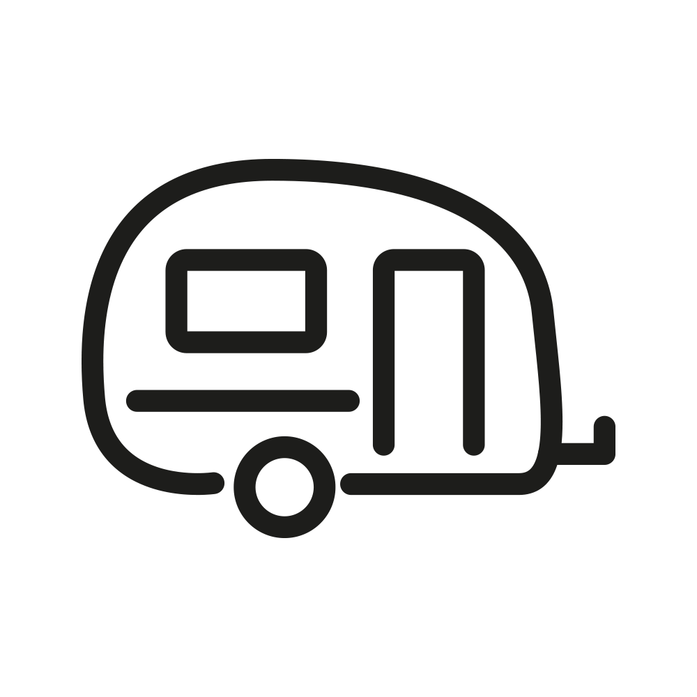 Icon Wohnwagen, Campingplatz