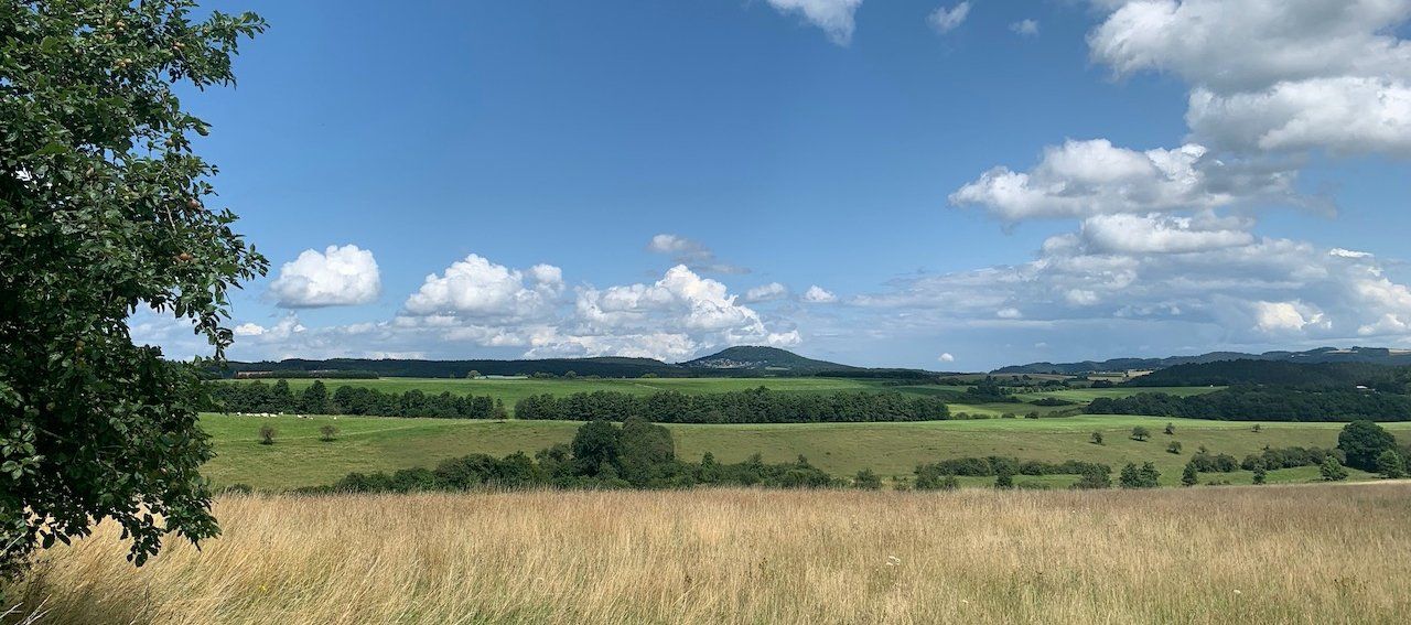 Aremberg und Landschaft der Eifel