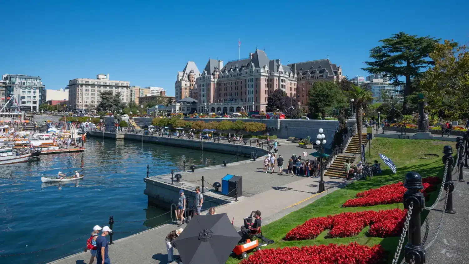 Victoria's picturesque Inner Harbour where our boat tours depart