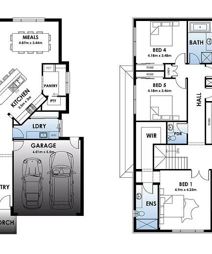 Floor Plan — Twomey Homes in Delacombe, VIC