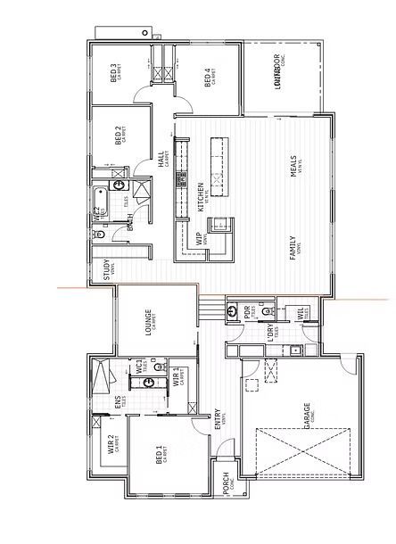 Floor Plan — Twomey Homes in Delacombe, VIC
