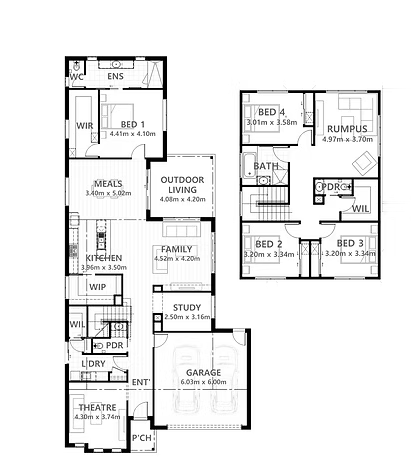 Floor Plan — Twomey Homes in Delacombe, VIC