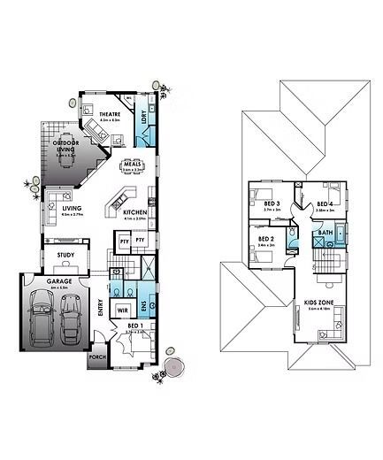 Floor Plan — Twomey Homes in Delacombe, VIC