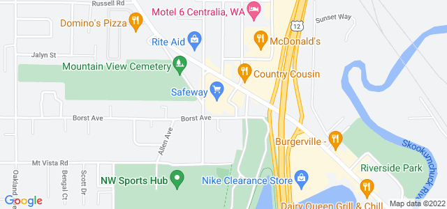 Map of business location