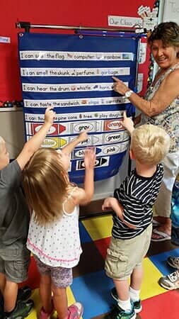 Teacher and Her Students — Sarasota, FL — Shining Stars Learning Center