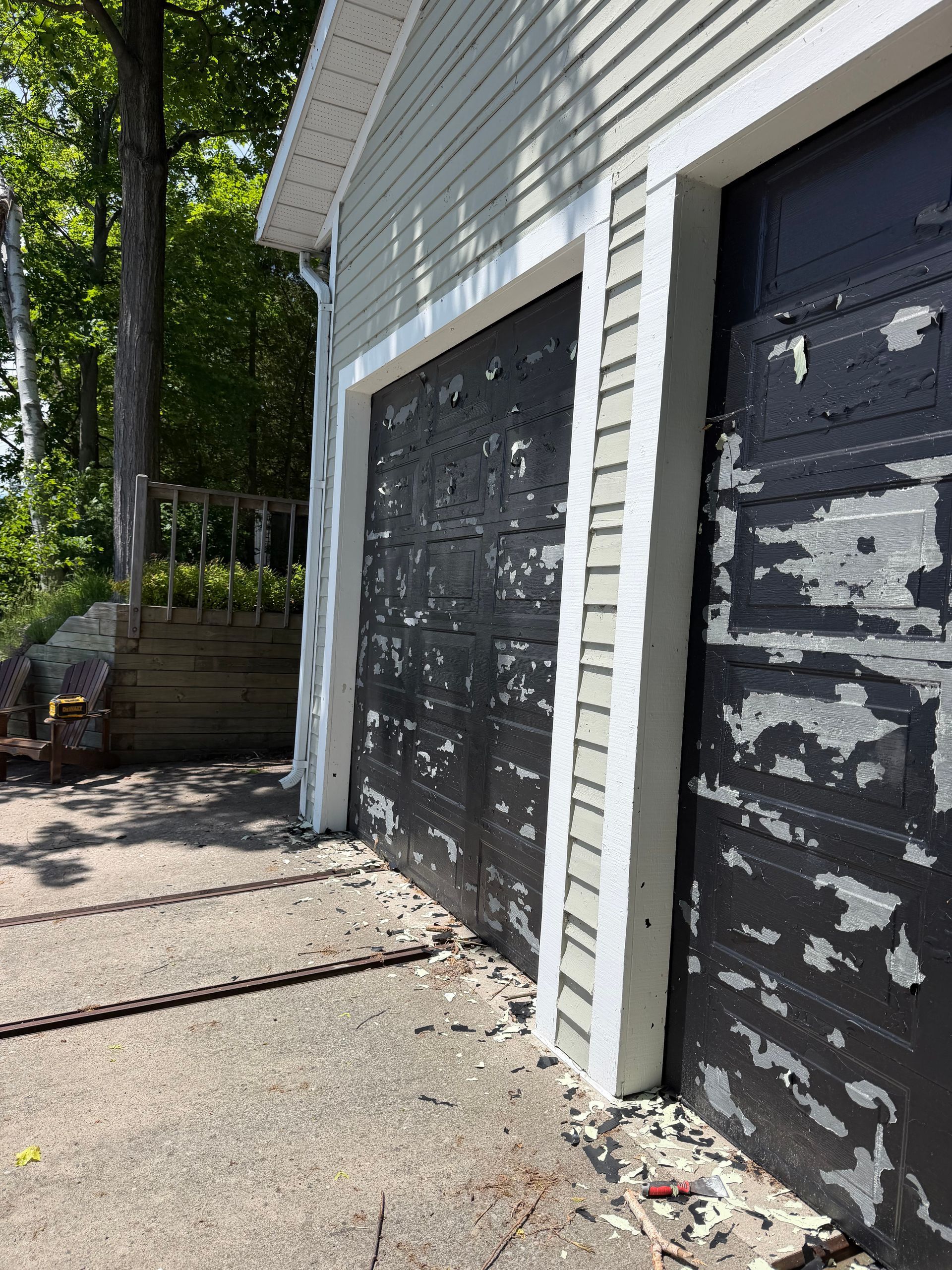 Peeling Garage Door Paint