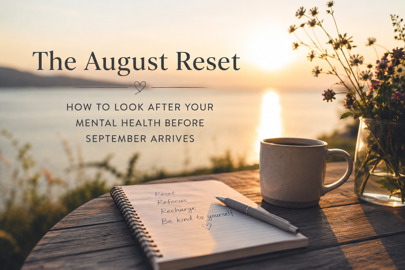August mental health reset, mental health and wellbeing Ireland, anxiety and stress Ireland