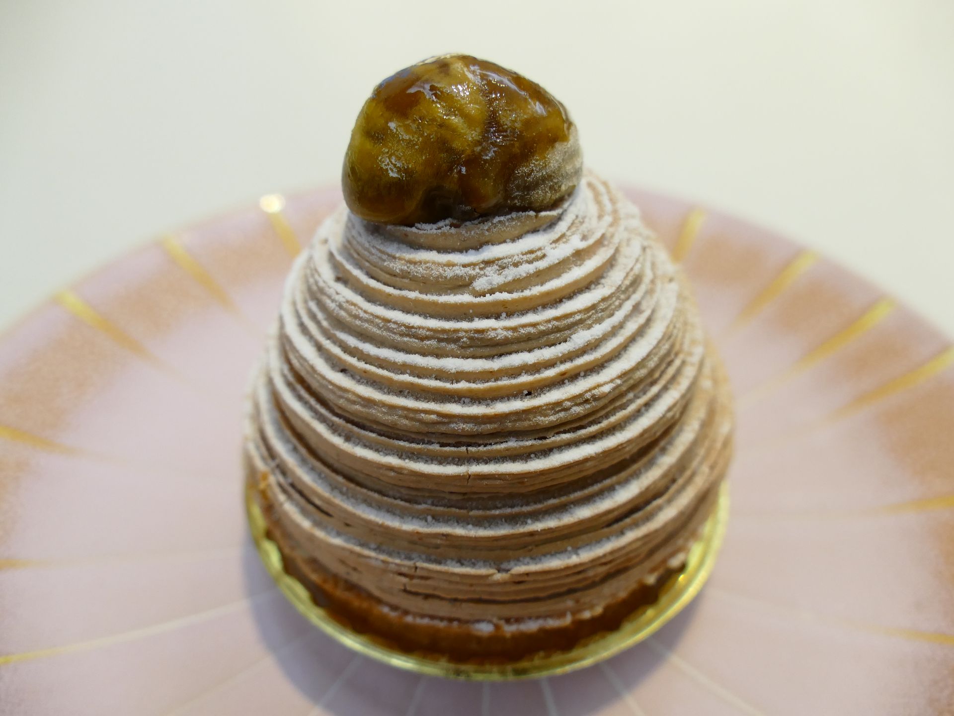 迷上甜點 蒙布朗栗子蛋糕