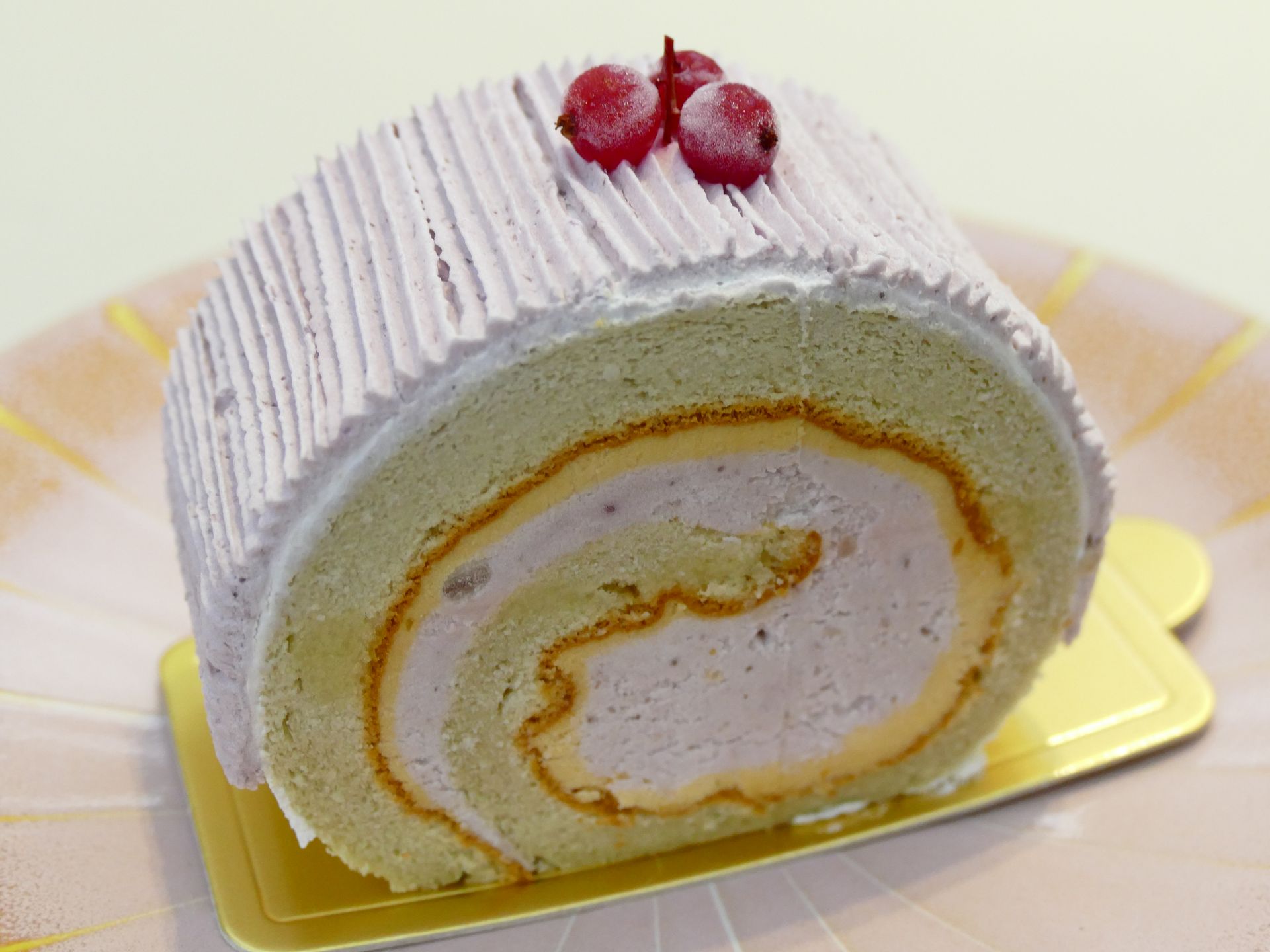 迷上甜點 | 紫薯芋泥蛋糕捲