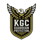 Black and gold KGC Guardian Protection logo with an eagle crest above a shield