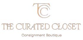 A photo of The Curated Closed Consignment Boutique Logo