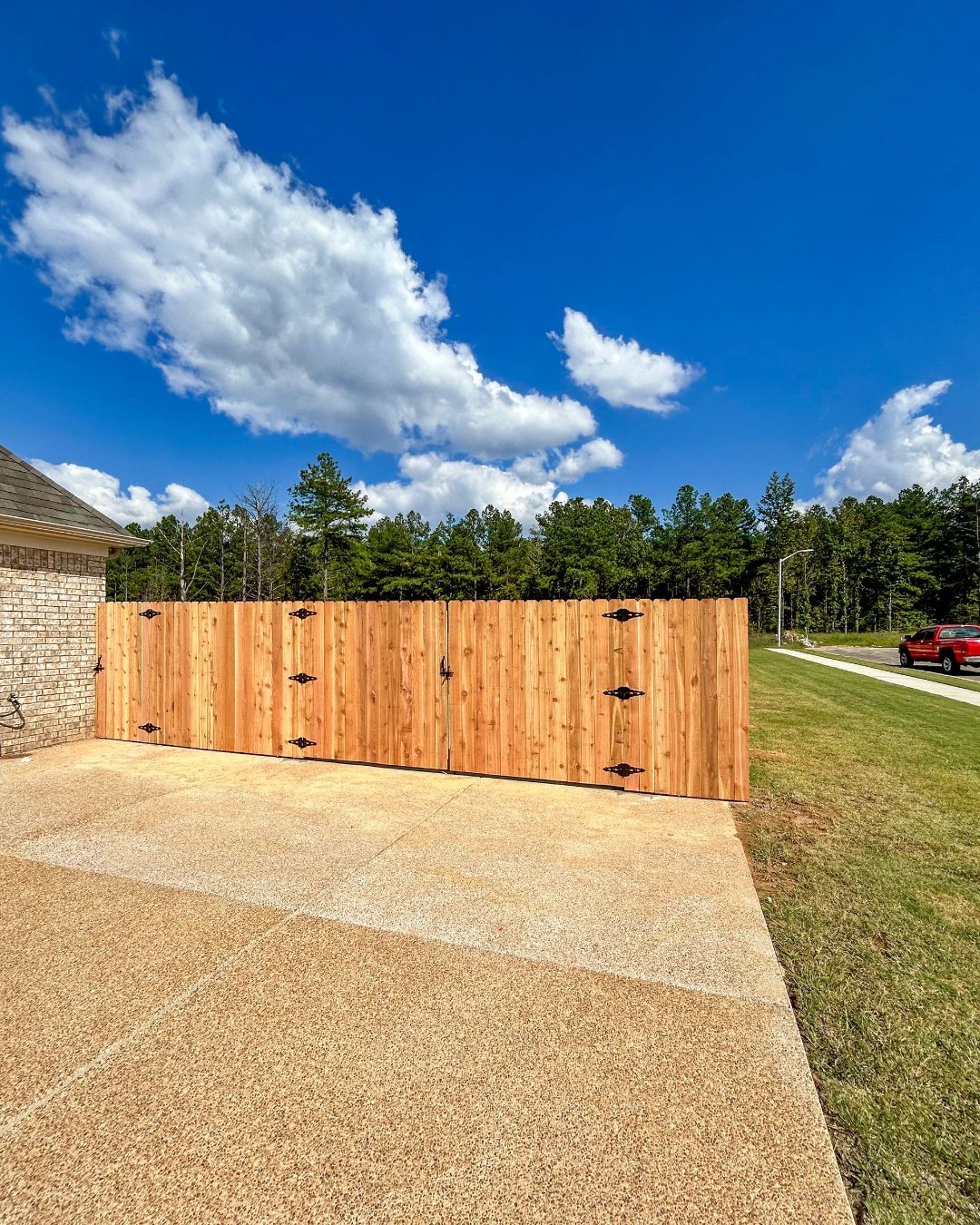 wooden gate remodeling