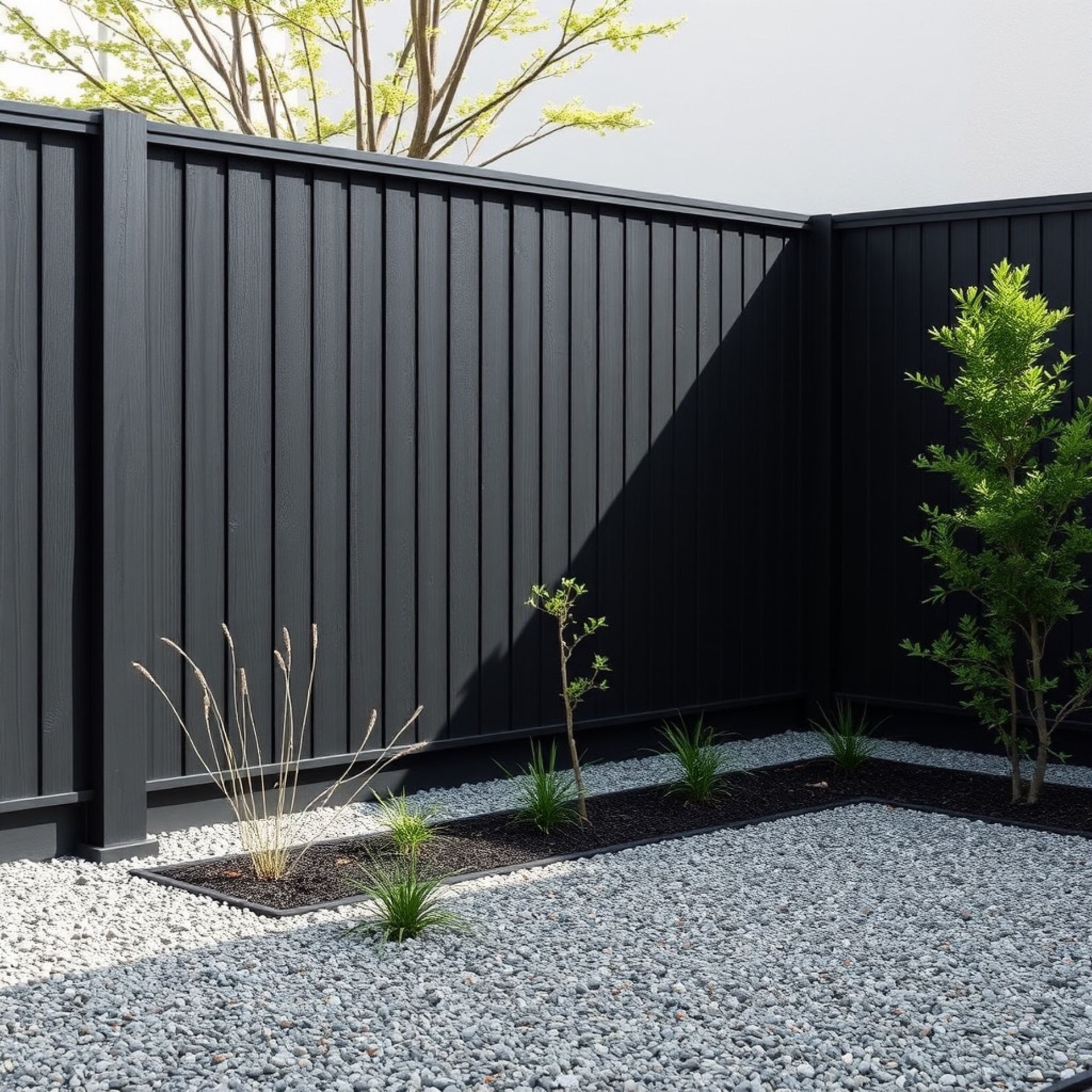 Wooden fence design