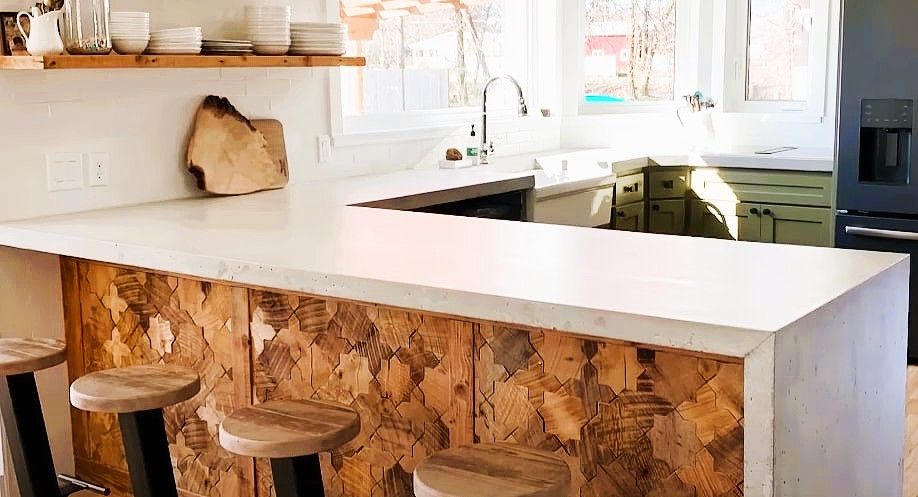 Pros and Cons of Concrete Countertops in Modern Kitchens - Modern Kitchen Concrete Countertops