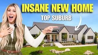 Single-story luxury home in Owasso with pool