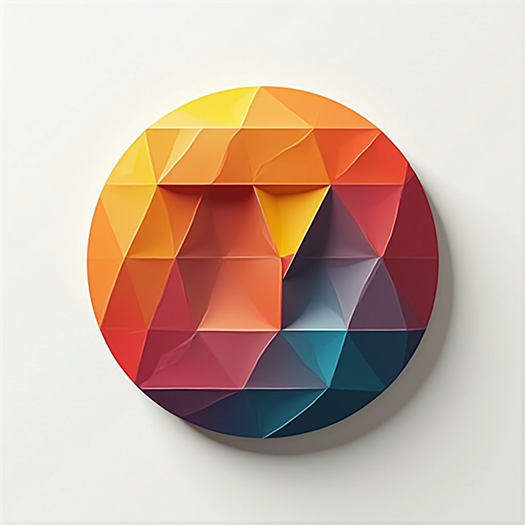 “Abstract circular design with orange-to-blue gradient, symbolizing IT innovation and digital solutions by Reboot IT in MO