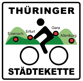 Thüringer Städtekette Thüringer Städtekette – Radrouten zwischen Erfurt, Eisenach, Gera und Altenburg