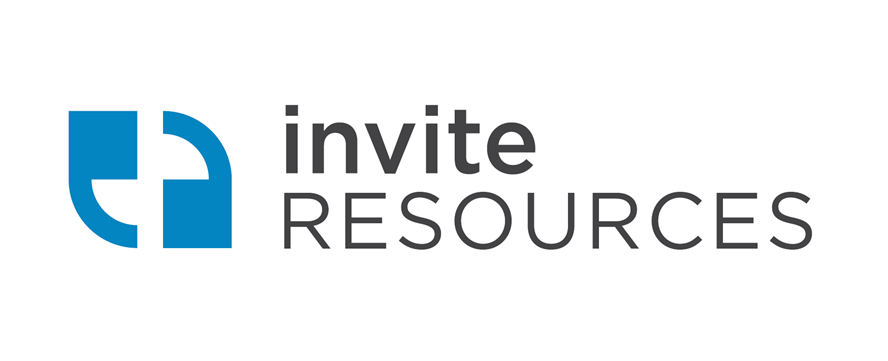 A logo for a company called invite resources.