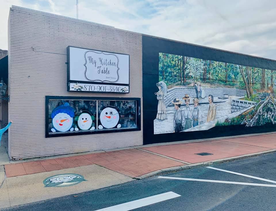Building with sign