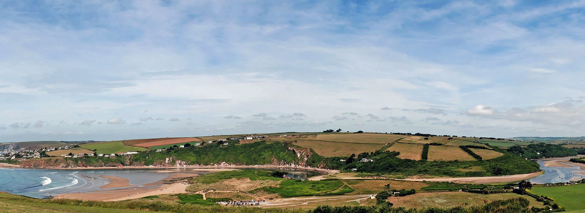 South Devon coastline near Oak Tree Cabin