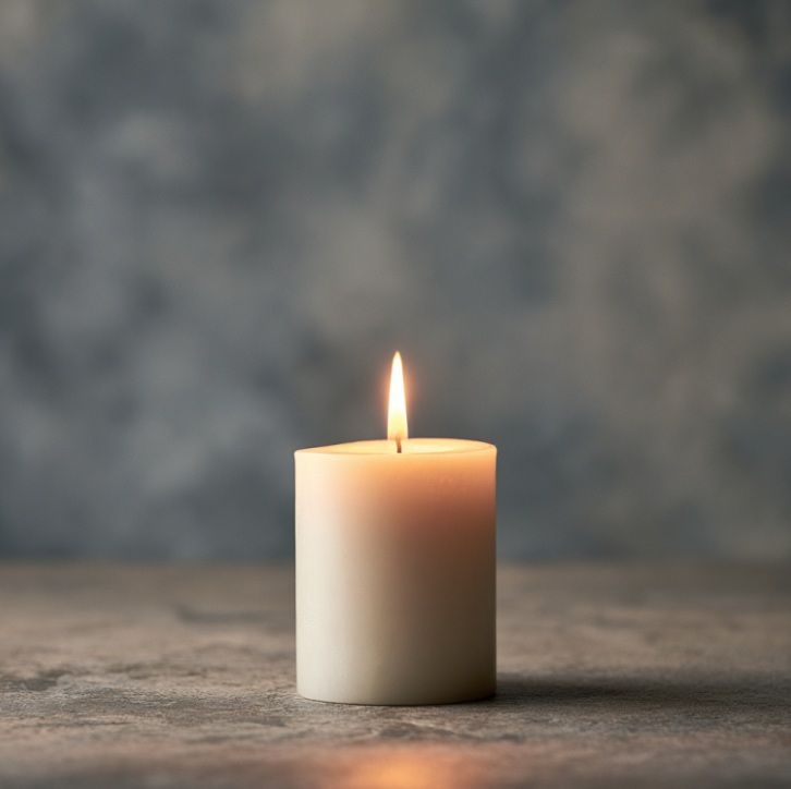 Memorial candle for cremation services in Broken Arrow, OK planning.