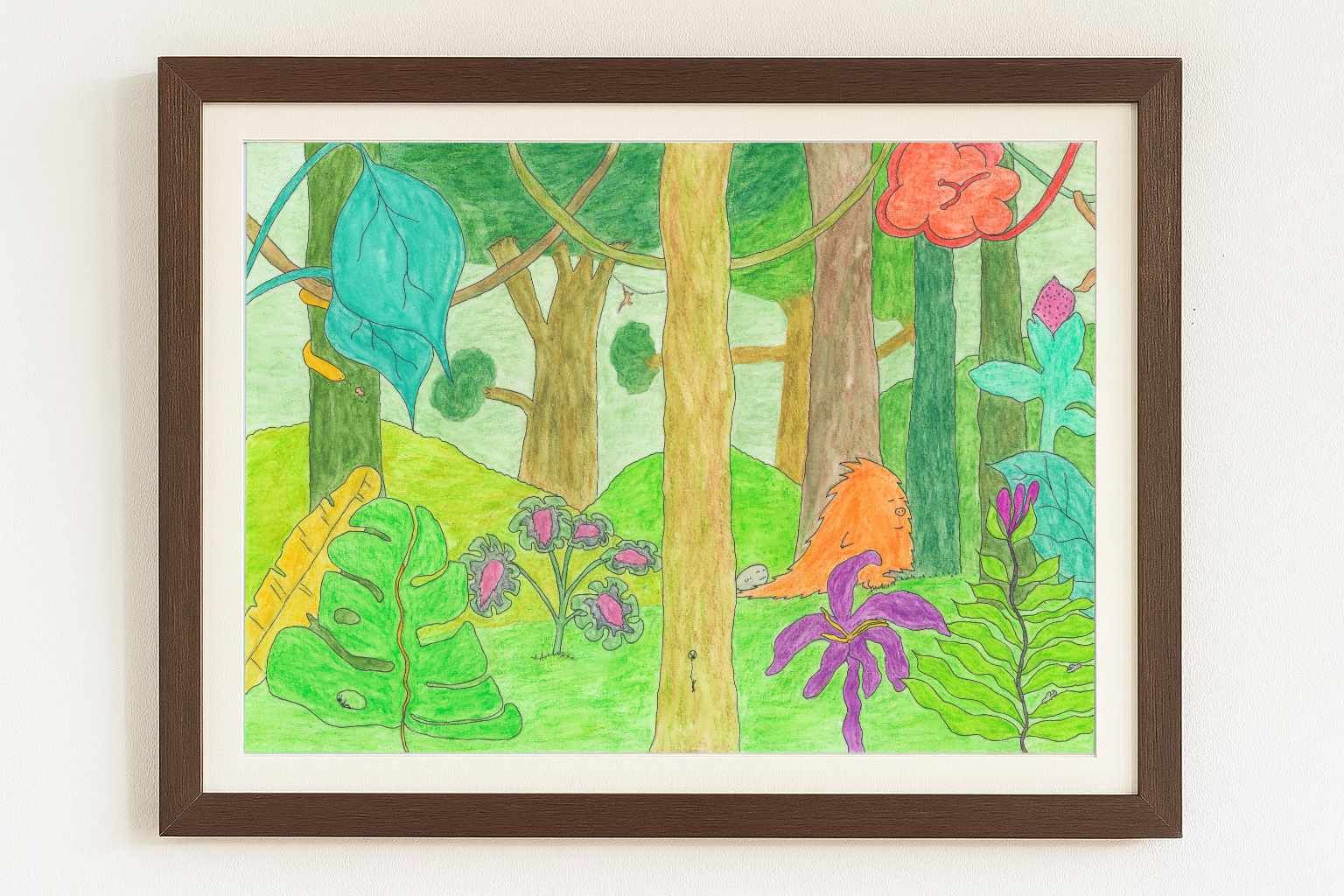 Print: Steentje in de jungle