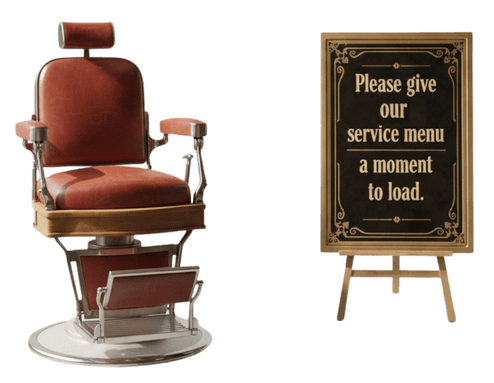Barber crafting a clean taper fade for a polished look at Modern Man Barber Studio.