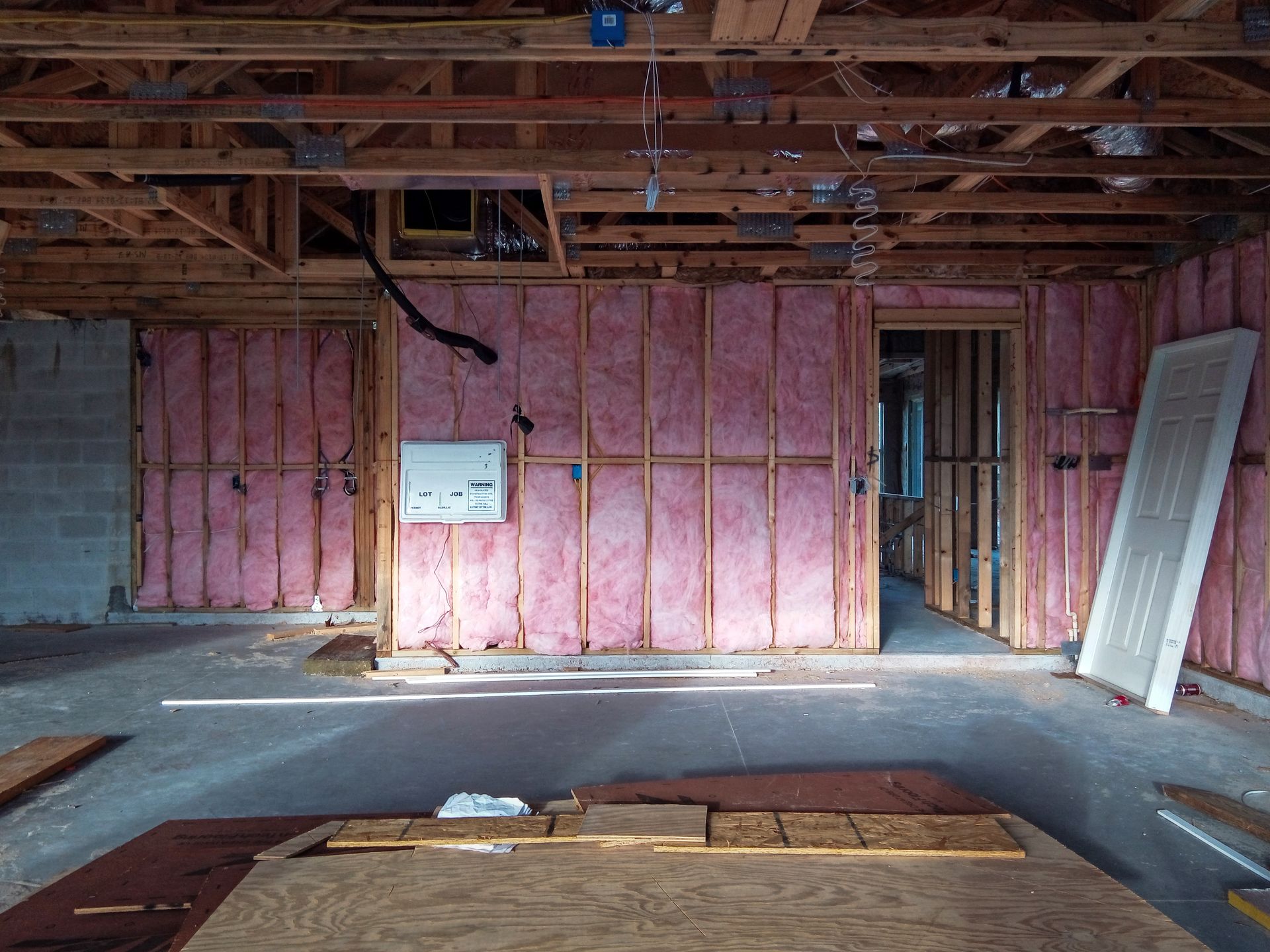 Insulation Installed in spring time