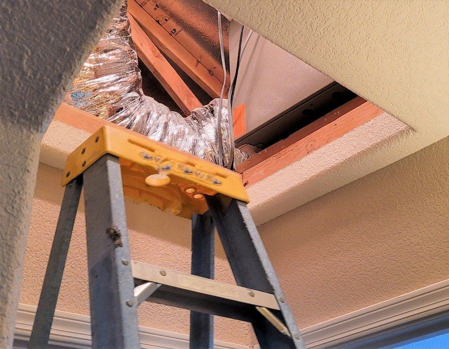 checking attic insulation