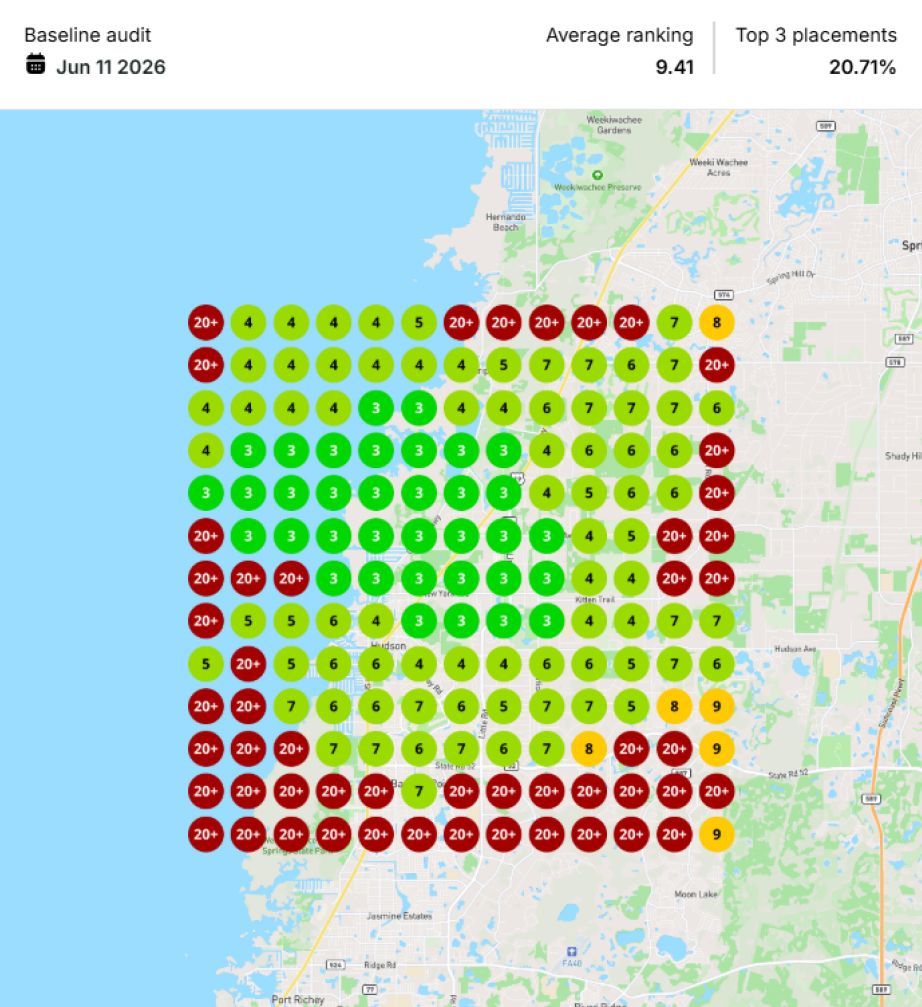 Before local visibility improvement