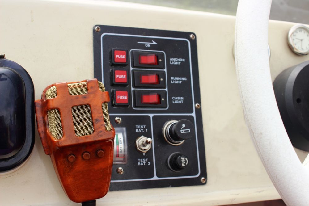 Panel With Red Switches and Gauge — Big Electrics in Mareeba, QLD
