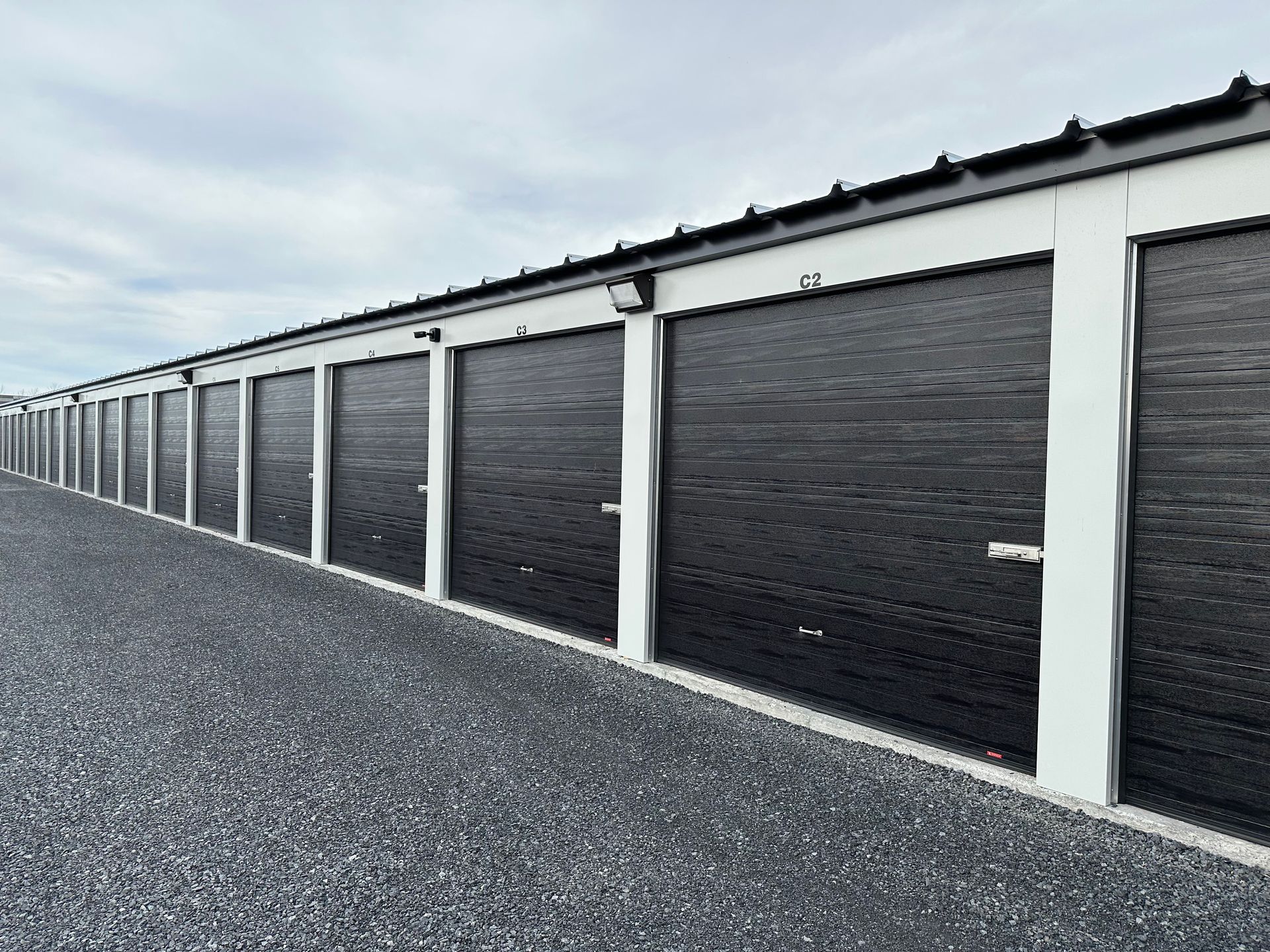 Drive-up storage at Safe Storage Cornwall