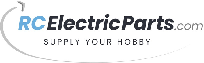 RC Electric Parts.com logo with gray swoosh and tagline “Supply Your Hobby”