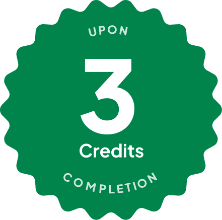 Badge: 4 Credits Upon Completion