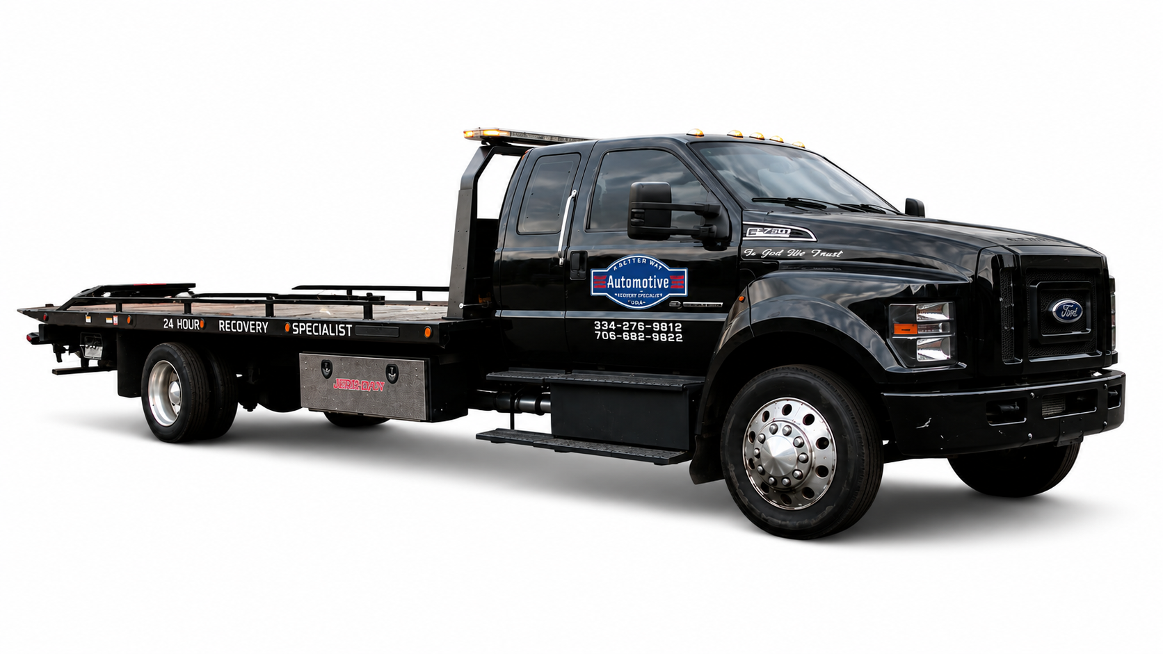 flatbed tow truck from A Better Way in LaGrange Ga
