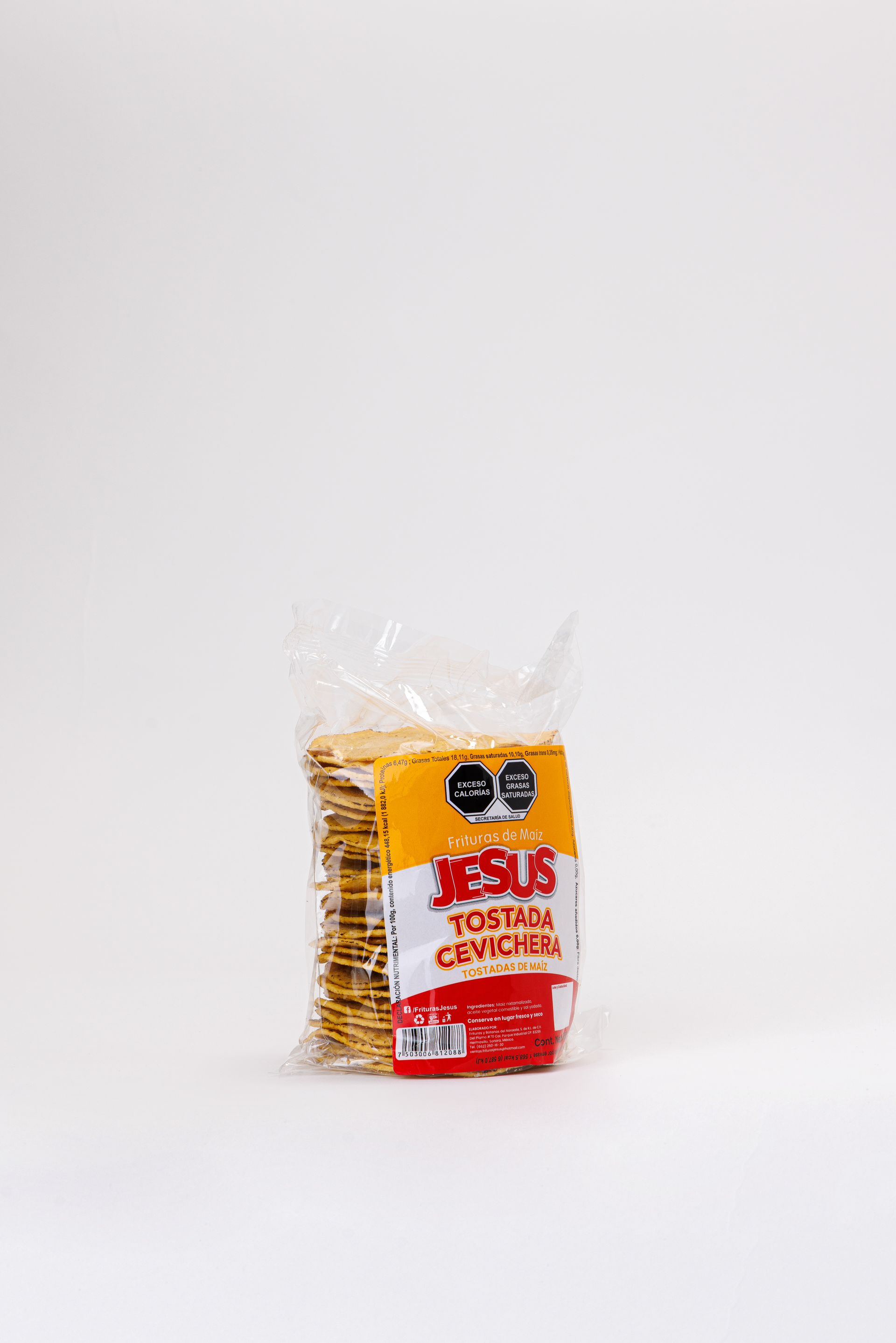 Bolsa Tostada Cevichera 350 Gramos