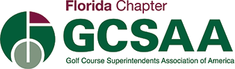 Florida chapter gcsaa golf course superintendents association of america logo