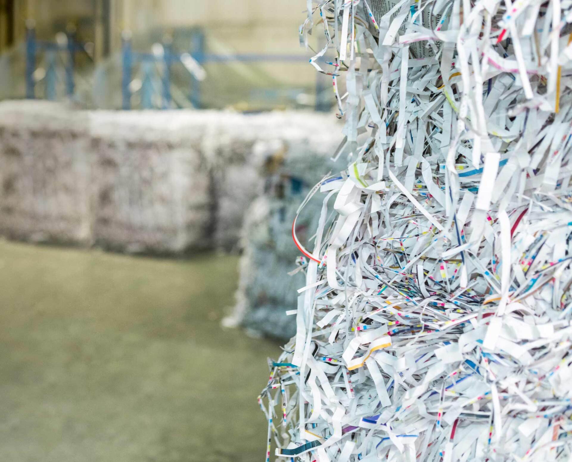 Bulk of Shredded Papers — Lakewood, NJ — American Shredder, Inc.