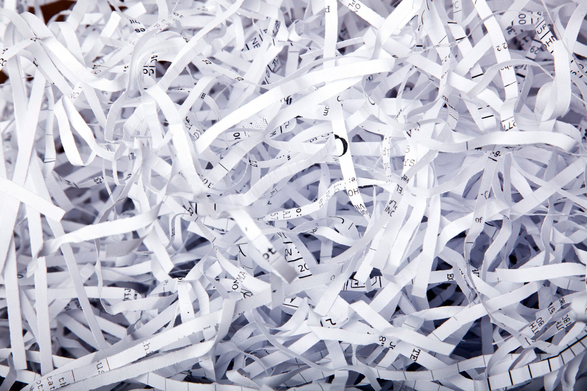 Shredded Papers — Lakewood, NJ — American Shredder, Inc.