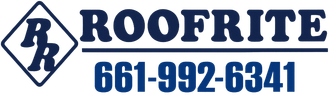 Roofrite logo with blue roof icon and phone number 661-992-6341