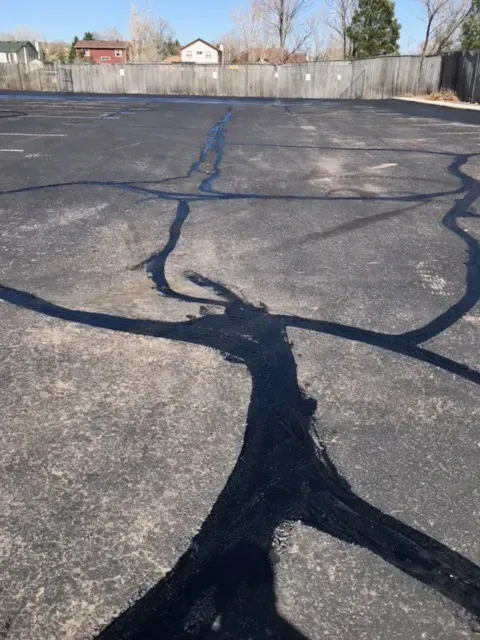 crack fill parking